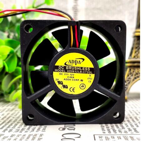 Original ADDA AD0612LB-C72GL Cooling Fan 12V 0.08A 0.96W 3wires AD0612LB-C72GL Fans